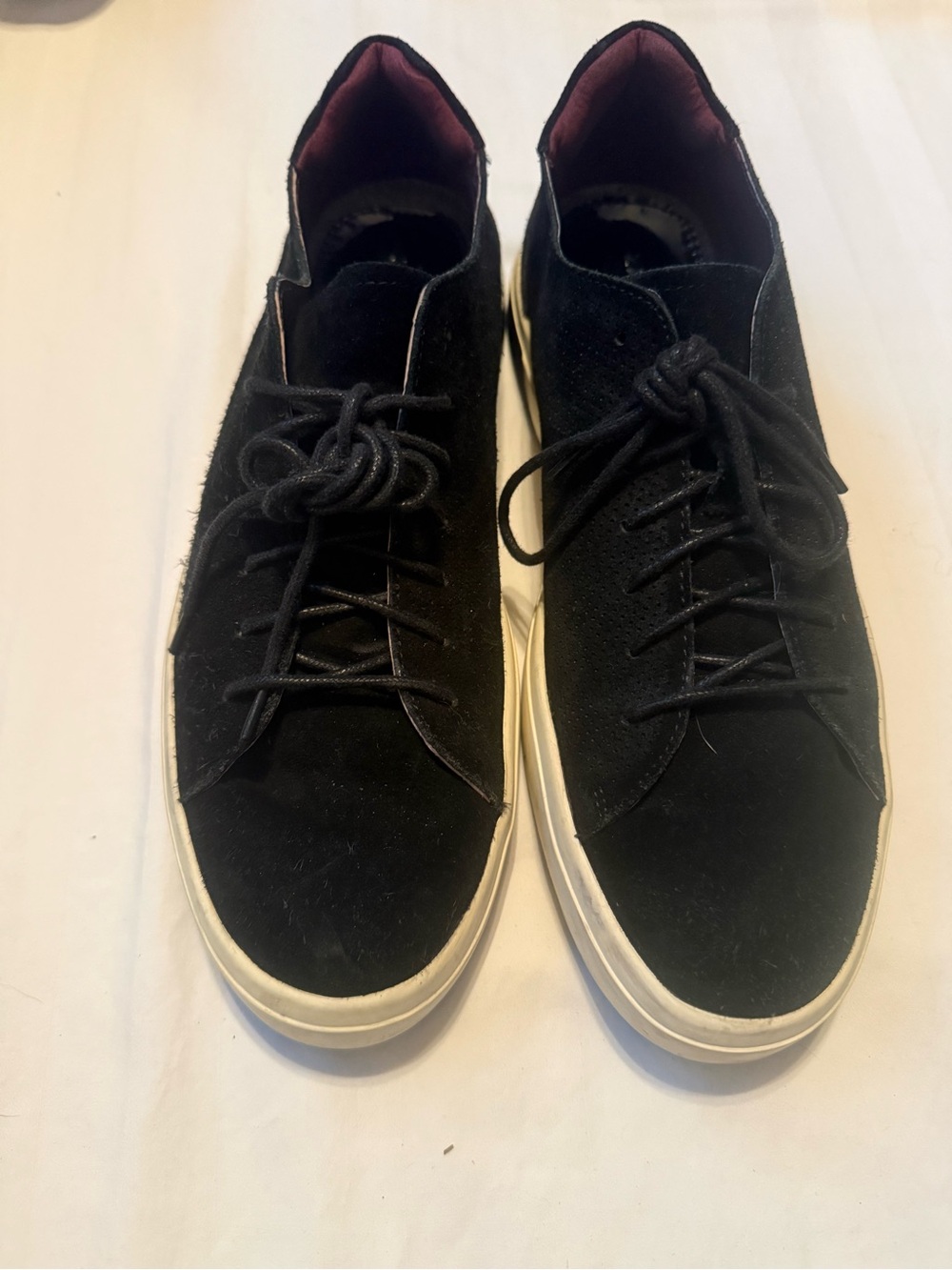 Zanzara SOL ZZL1208 Mens Black Suede Low Top Lace Up Lifestyle Sneakers Shoes